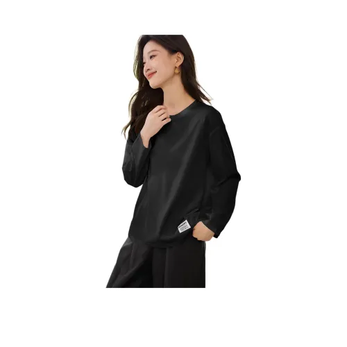 Mo Han Yi Mei T Рубашка Женская Черная