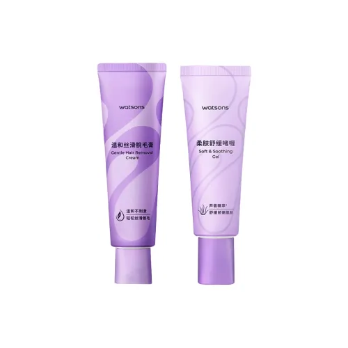 Watsons Мягкий и Шелковистый Крем для удаления волос увлажняющий и освежающий объем 100 мл + 50 мл