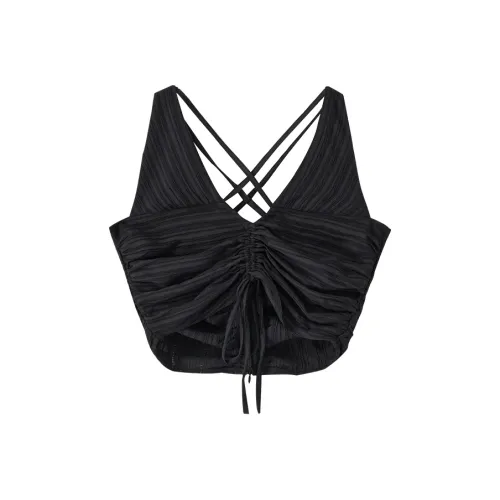 NAWS Топ на бретелях Женский Full Dull Черный