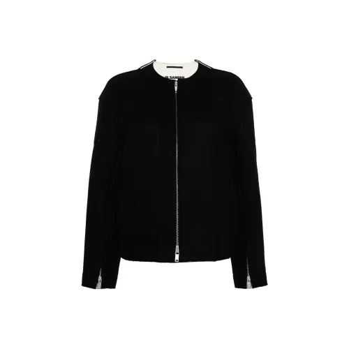 JIL SANDER Темно-синие Женские Куртки