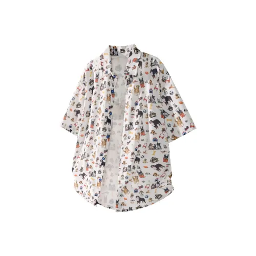 UNDERTIDES Рубашка Унисекс Щенок Белый