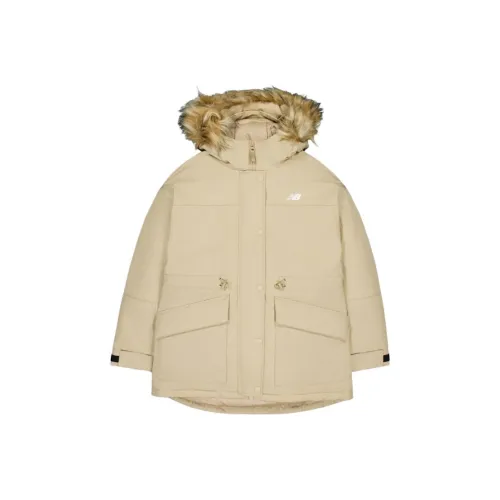 New Balance совместный бренд Пуховик Женские Хаки