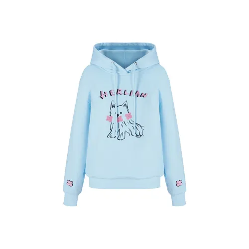 HERLIAN Толстовка Женская Синяя