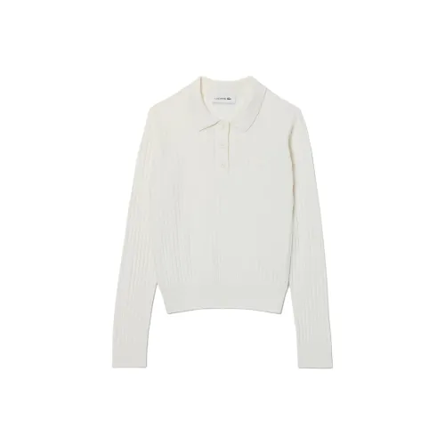 LACOSTE Поло Женское Белое