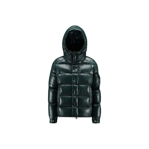 Moncler Maya Series Пуховик Зимний Женский Лесной зеленый