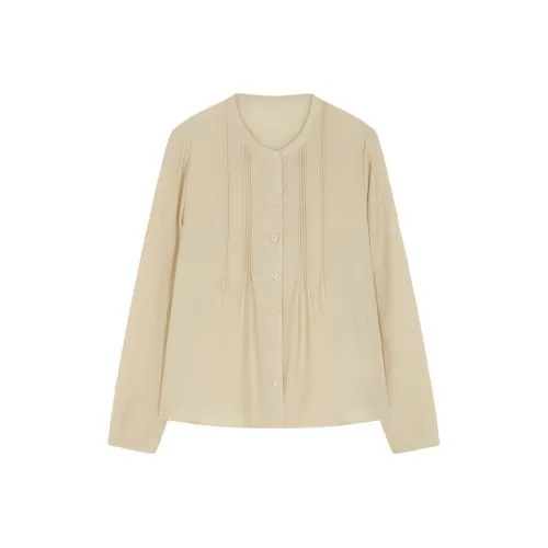 IHIMI Рубашка Женская Кремово-Желтая