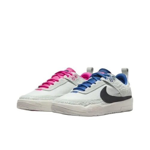 Nike SB DAY ONE Устойчивый к истиранию Низкий Топ Детские Скейтбординг Белый Черный