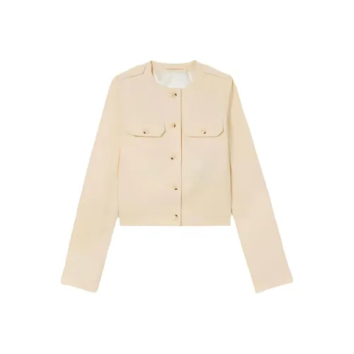 KENZO SS25 Куртки Пальто Женские Бежевый