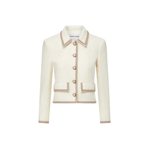 Veronica Beard Куртки и Пальто Женские Айвори
