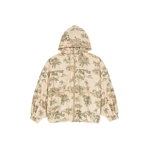 Maje Женские Куртки с Зеленым Принтом