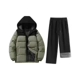 [5~10℃] Серо-зеленый & Черный & Черный