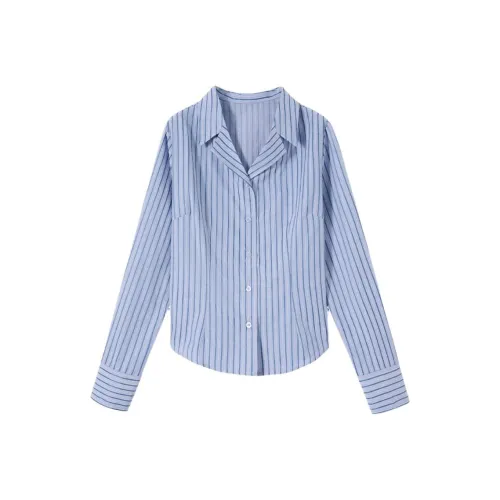 SHIRAN Синие Женские Рубашки