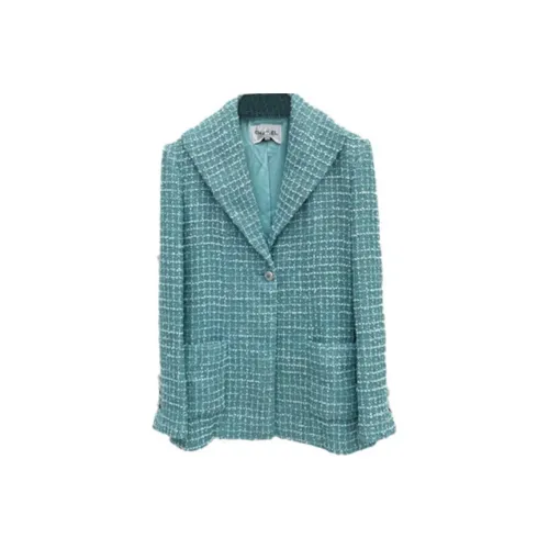 CHANEL SS23 Бизнес-костюм пальто женское синий