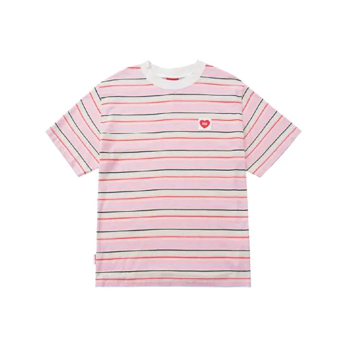 Checkitout T-Shirt Унисекс Chun Tang Розовый Белый Красный