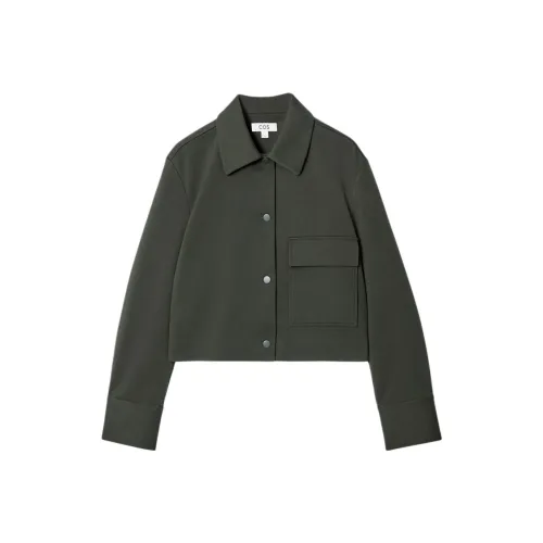 COS Куртки и Пальто Женские Хаки Зеленый