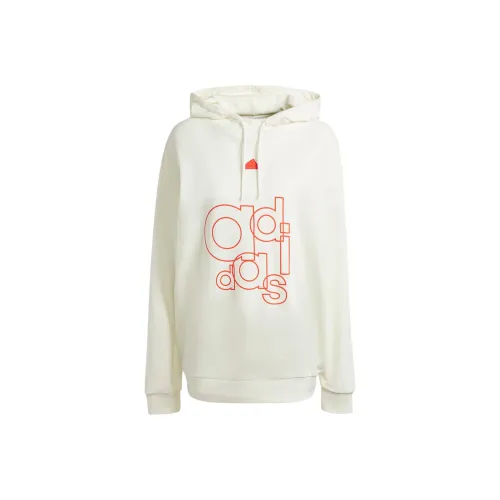 Adidas French Terry с принтом худи женский белый