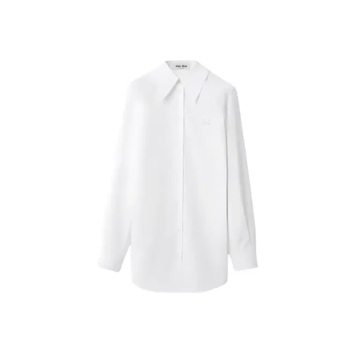 MIU MIU Белые Женские Рубашки