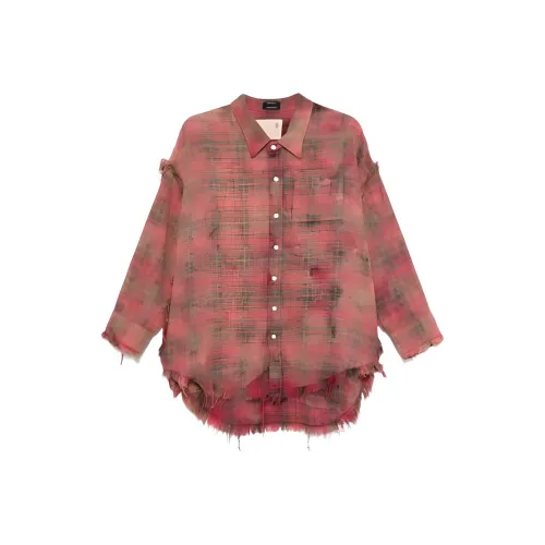 R13 Red Женские Рубашки