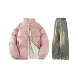 Комплект одежды (Розовый топ + Желтые грязные штаны)