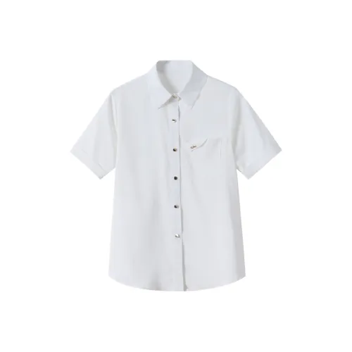 Huagaa Рубашка Женская Светло-фиолетовая