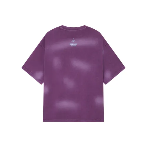 Cabbeen T-Shirt Мужская Баклажан Кожа Фиолетовый