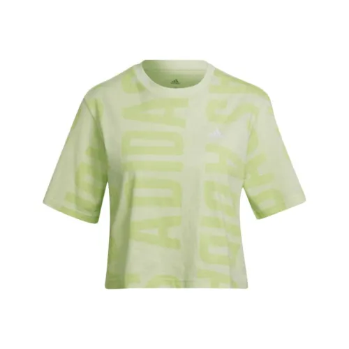 Adidas T-Shirt Женская Lime Green