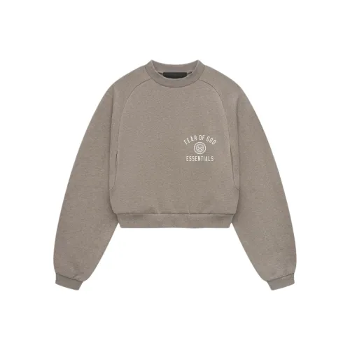Fear of God Essentials Темно-пыльно-серый/Вересковый серый Женские Свитшоты