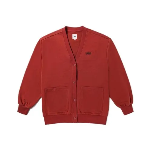 Vans Кардиган Трикотаж Женский Красный