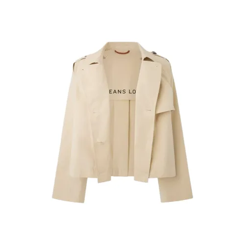 Pepe Jeans Куртки и Пальто Женские Светлый Умбра