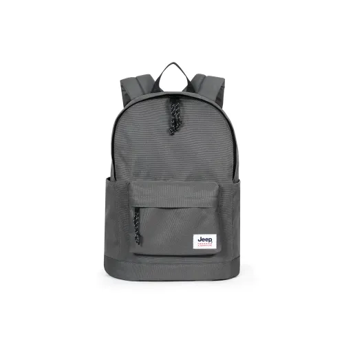 JEEP Нейлон Большая емкость Универсальный Коммутирование Путешествие Ноутбук Рюкзак Стандартный размер Унисекс Серый Темно-синий Хаки