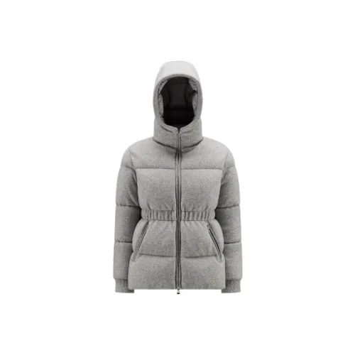 Moncler Down Jacket Women's Gray Монклер Пуховик Женский Серый