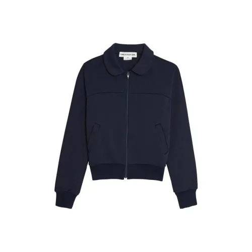 COMME DES GARCONS SHIRT Темно-синий Женские Куртки