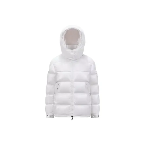 Moncler Mel Series Белые Женские Пуховики