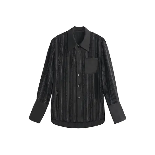 SHUXI Comfort Теневой черный Женские Рубашки