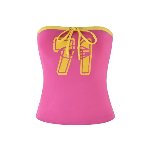 I.AM.GIA MICHELLE BOOB TUBE Без бретелей Топ Женские Розовый