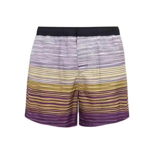 MISSONI Нейлон Смесь Swimming Транкс В текстуре Slub Повседневные шорты Мужские Многоцветные