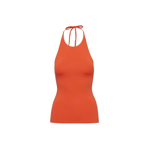 ARITZIA Тень Behold Халтер Топ Топ на бретелях Женские Hot Cheeky Красный Hot Lipstick Красный