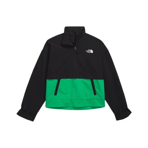 The North Face Женские TNF™ Easy Ветер Пуловер Куртки Пальто Женские Jadeite Зеленый Черный
