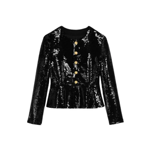 CELINE SS24 Куртки Пальто Женские Черный