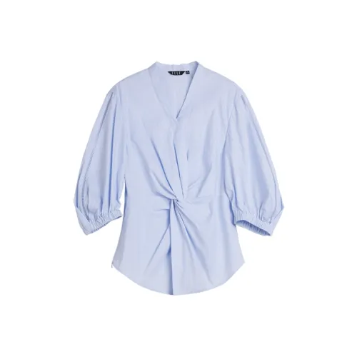 ELLE Светло-синие Женские Рубашки