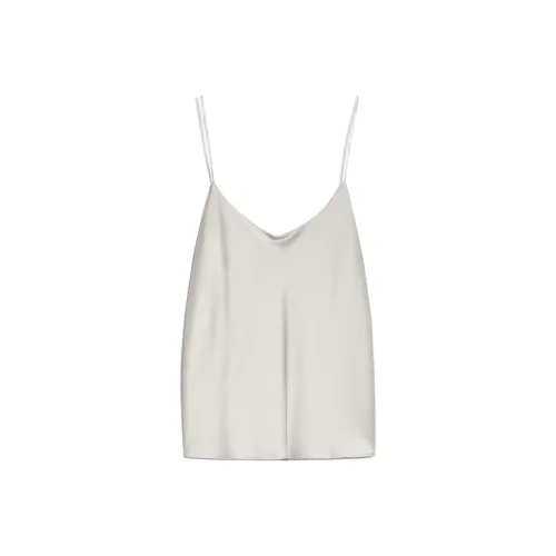 MaxMara Топ на бретелях Женская серебряная