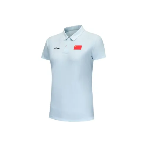 LINING Glory Series Поло Женское Folk Blue