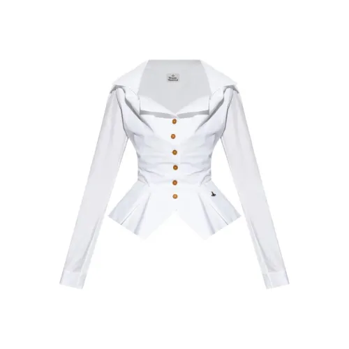 Vivienne Westwood SS25 Рубашка Женская Белая