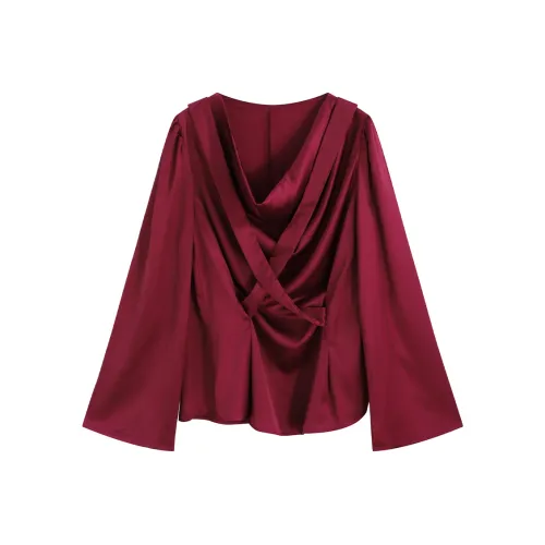 SNZX Фиолетовые Женские Рубашки