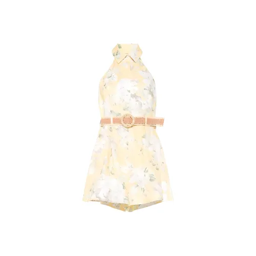 Zimmermann FW24 Комбинезон Женский Sunflower Yellow