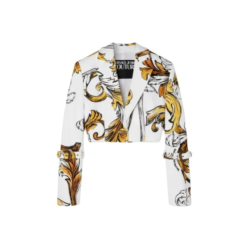 VERSACE Куртки Пальто Женские Белые