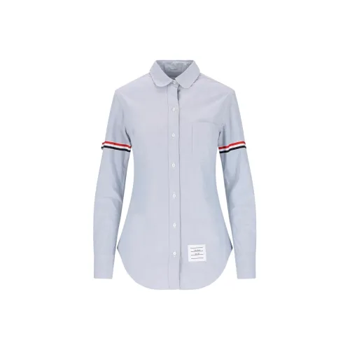 THOM BROWNE Светло-синие Женские Рубашки