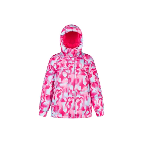 ERAL x Chenfenwan Пуховик Женские Розовый с Узором