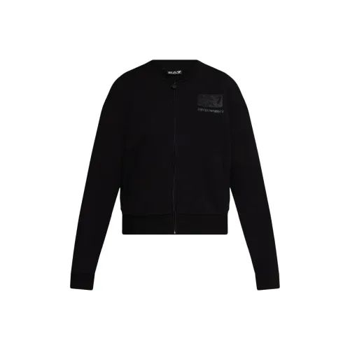 EMPORIO ARMANI EA7 SS25 Куртки и пальто Женские Черный