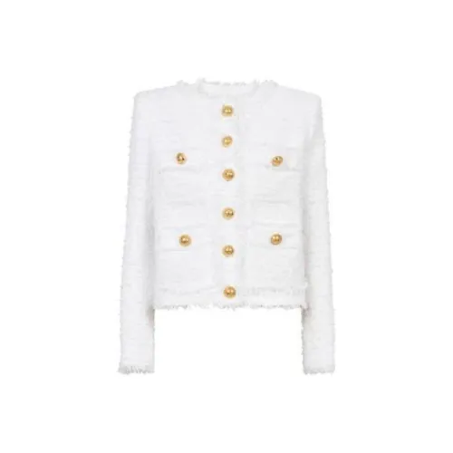 BALMAIN Белые Женские Куртки